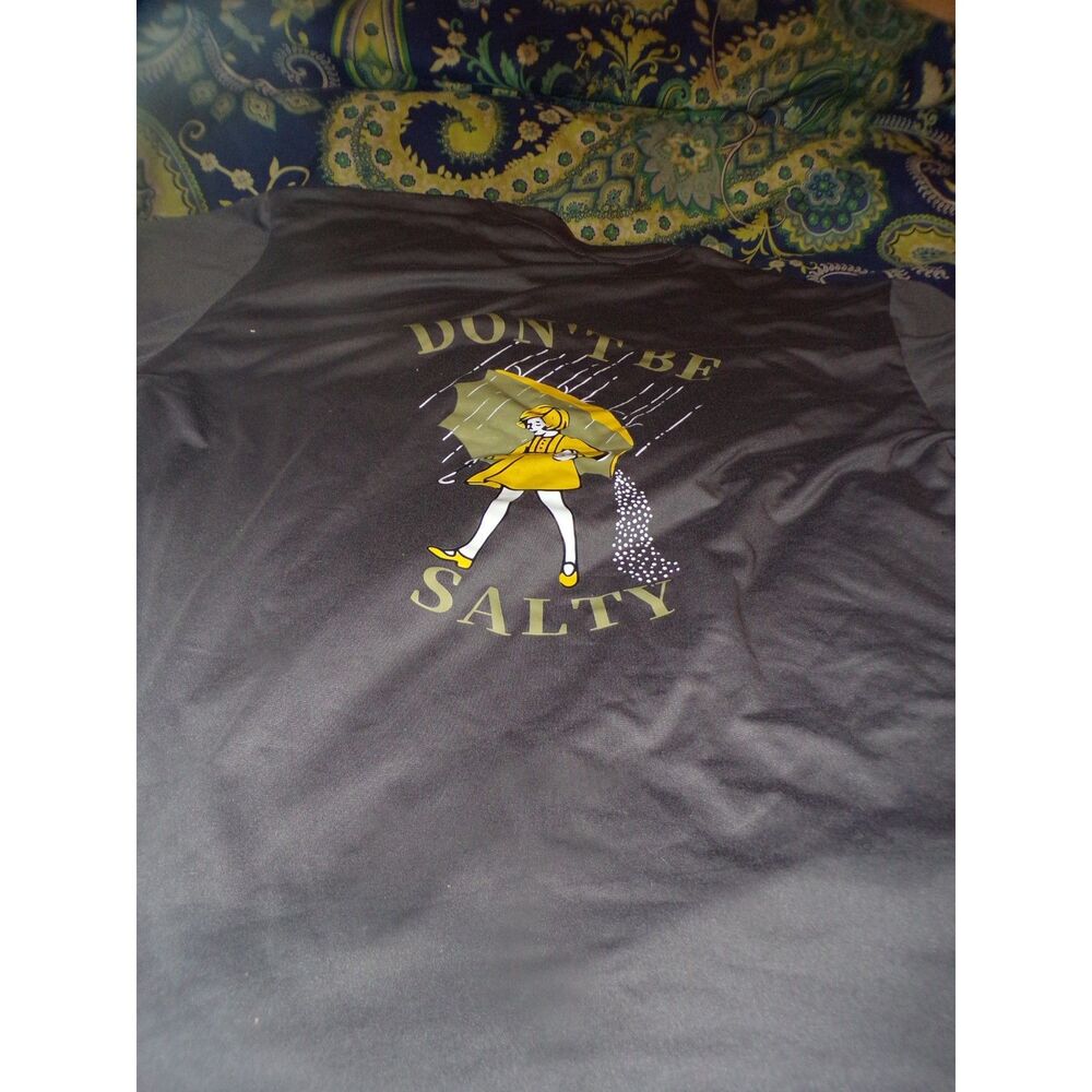 Morton Salt Girl T-Shirt don't be salty size 14y